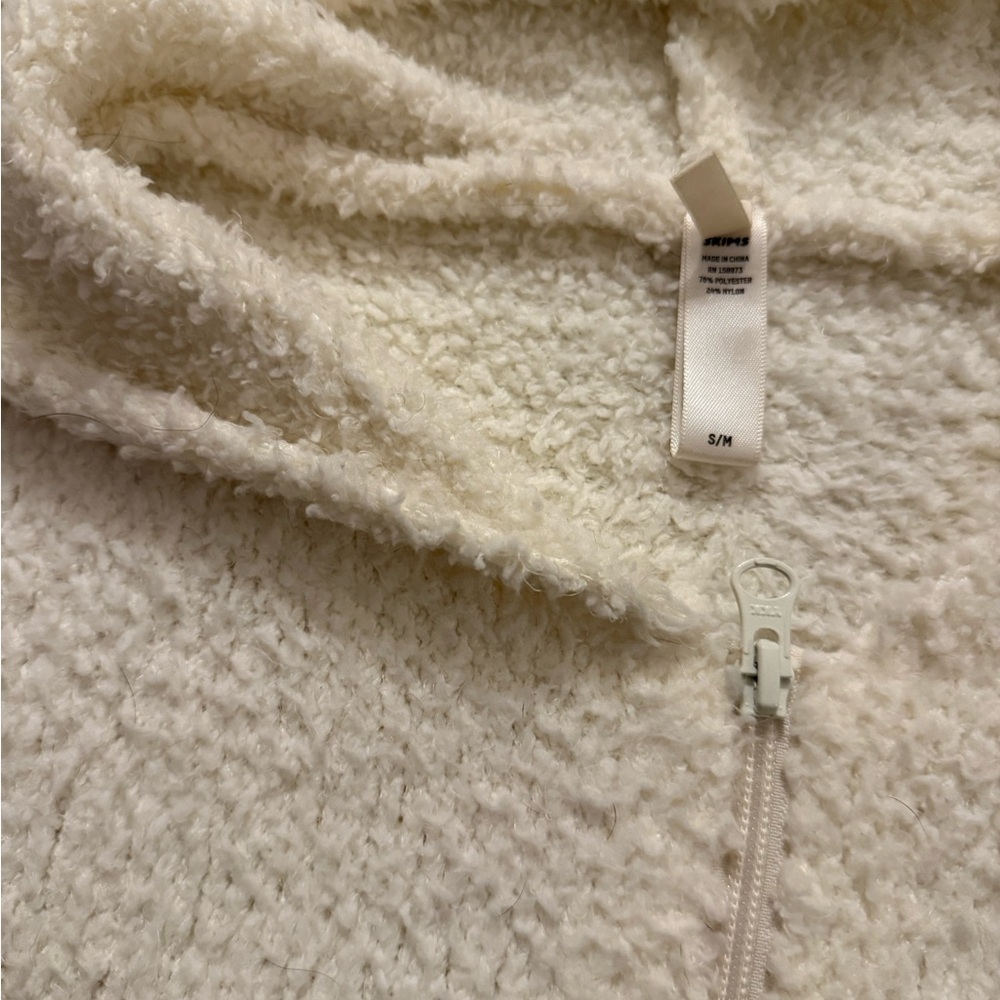 Skims Cream Zip-Up Jacket - Picture 3 of 4